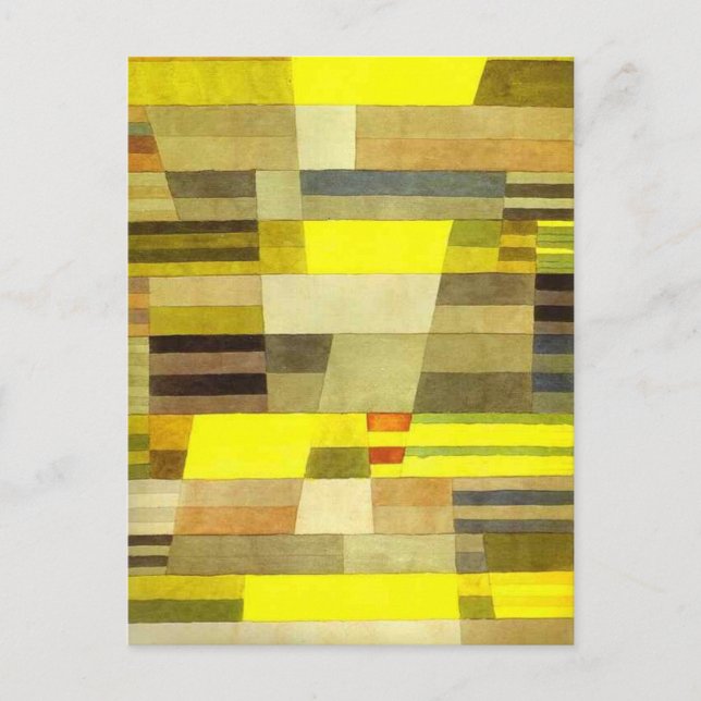 Monument by Paul Klee Postcard (Front)