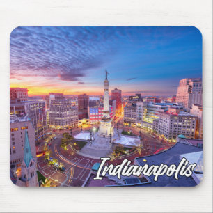 Monument Circle, Indianapolis, Indiana, USA Mouse Pad
