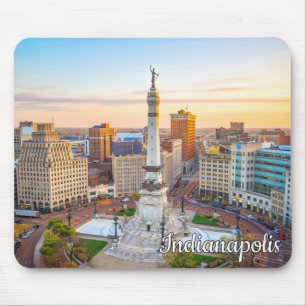 Monument Circle, Indianapolis, Indiana, USA Mouse Pad