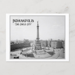 Monument Circle, Indianapolis Postcard