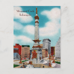 Monument Circle Postcard