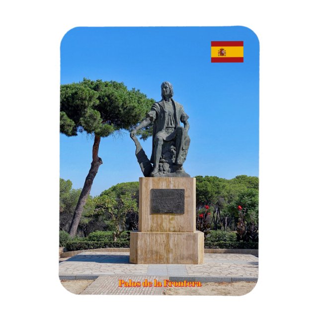 Monument of Columbus, Palos de la Frontera Magnet (Vertical)