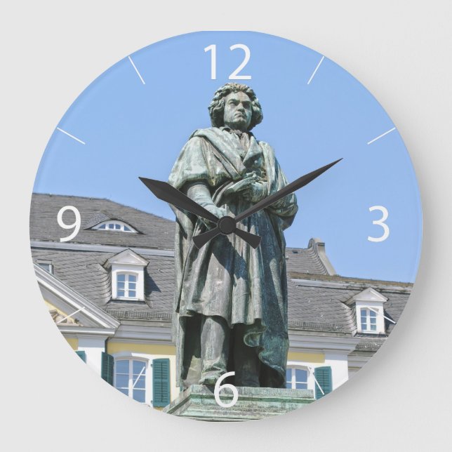 Monument of Ludwig van Beethoven in Bonn Large Clock (Front)