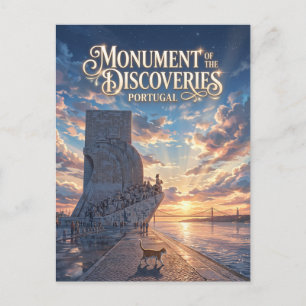 Monument of the Discoveries Portugal Postcard