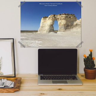 Monument Rocks National Landmark Poster
