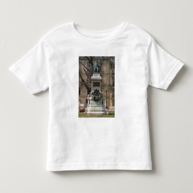 Monument to Alexander Dumas pere (1802-70) French Toddler T-Shirt (Front)