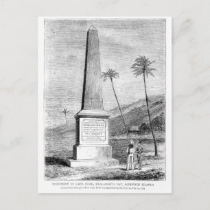 Monument to Captain James Cook Postcard