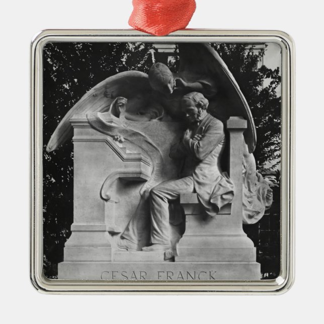 Monument to Cesar Franck Metal Tree Decoration (Front)