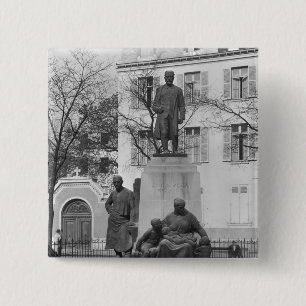 Monument to Emile Zola 15 Cm Square Badge