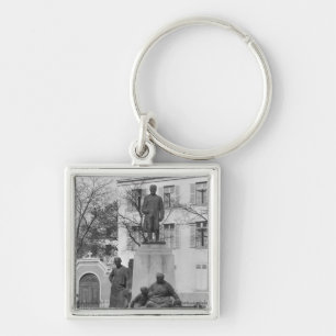 Monument to Emile Zola Key Ring