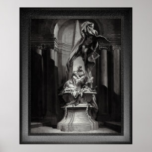 Monument to Mignard by François Boucher Poster