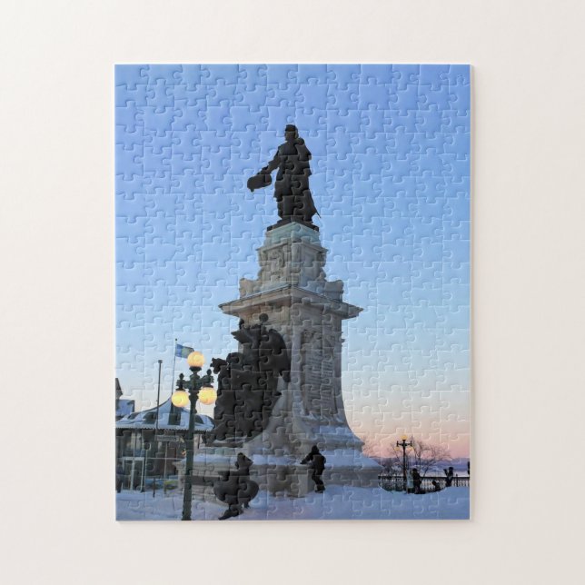 Monument to Samuel De Champlain, Quebec, Canada Jigsaw Puzzle (Vertical)