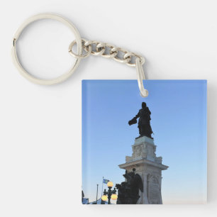 Monument to Samuel De Champlain, Quebec, Canada Key Ring