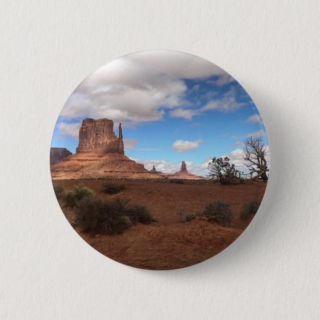 Monument Valley 6 Cm Round Badge (Front)
