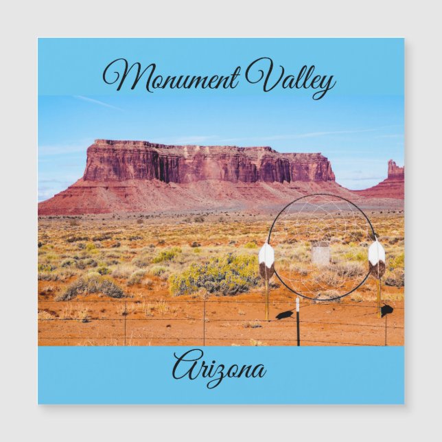 Monument Valley Arizona Magnetic Card (Front)