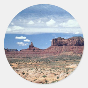 Monument Valley, Arizona, U.S.A. Classic Round Sticker