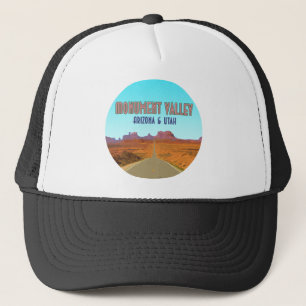 Monument Valley Arizona Utah Vintage Trucker Hat