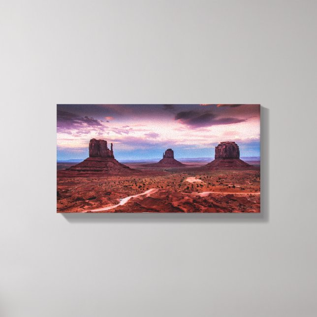 Monument Valley Canvas Print (Front)