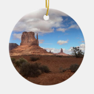 Monument Valley Ceramic Tree Decoration