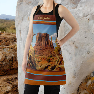 Monument Valley Desert Southwest Print Apron