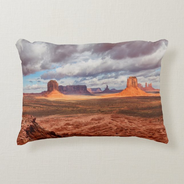Monument valley landscape, AZ Decorative Cushion (Front)