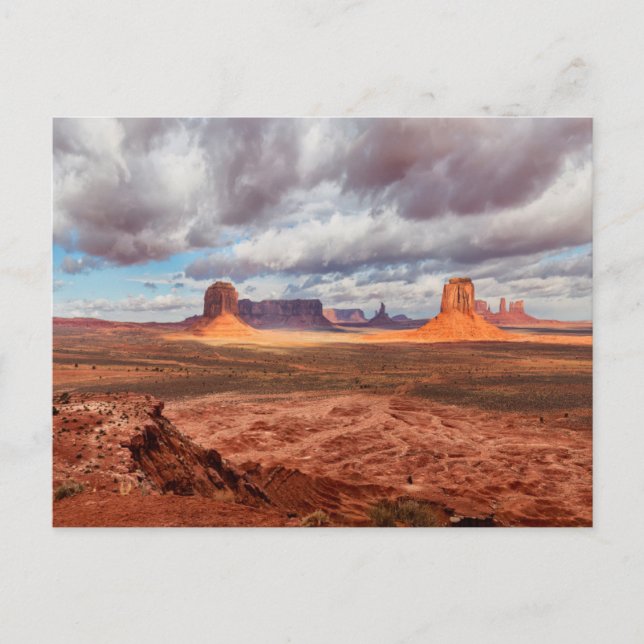 Monument valley landscape, AZ Postcard (Front)