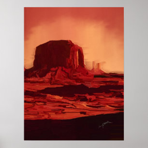 Monument Valley landscape paper print