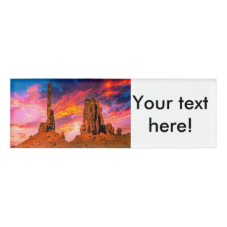 Monument Valley Name Tag
