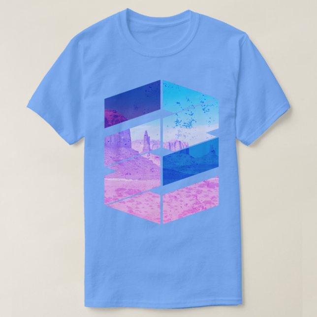 Monument Valley National Park Utah Camping CutOut  T-Shirt (Design Front)