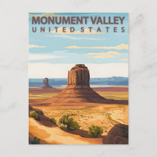 Monument Valley Navajo Nation Vintage Postcard