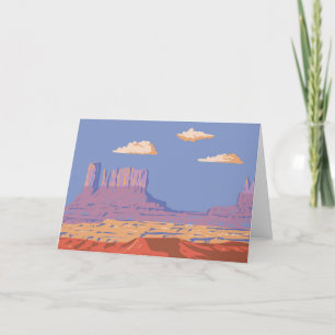 Monument Valley Navajo Thank You Card