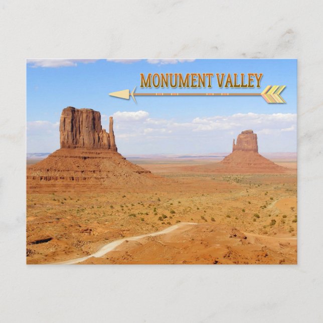 Monument Valley Navajo Tribal Park Postcard (Front)