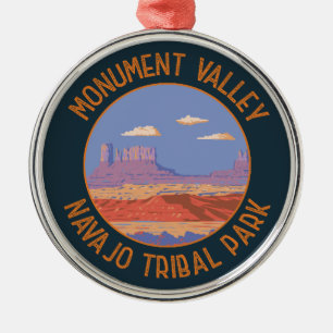 Monument Valley Navajo Tribal Park Travel Vintage Metal Tree Decoration