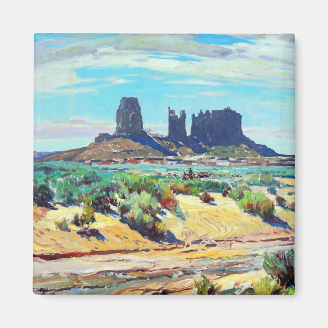 Monument Valley Old West Vintage Magnet (Front)