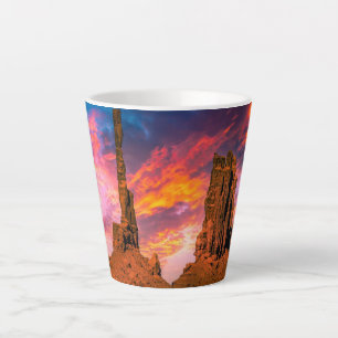 Monument valley photo latte mug