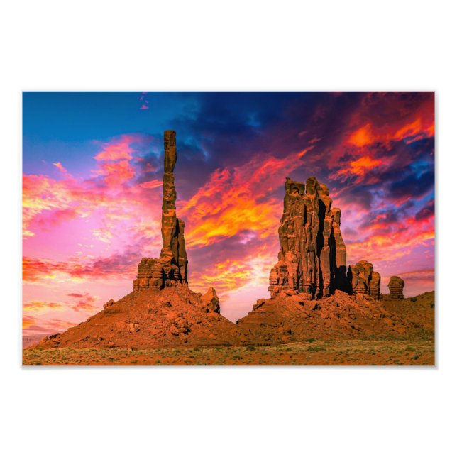 Monument Valley Photo Print (Front)