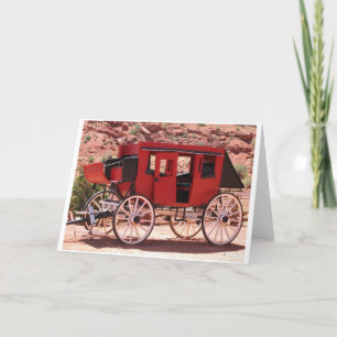 Monument Valley Red Wagon Card