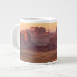 Monument valley scenic, Arizona Large Coffee Mug