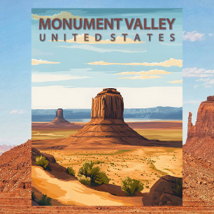 Monument Valley USA Travel Iconic Mitten Buttes Postcard
