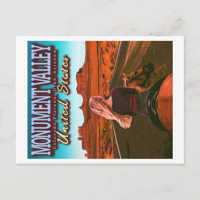MONUMENT VALLEY - UTAH - ARIZONA - UNITED STATES POSTCARD (Front)