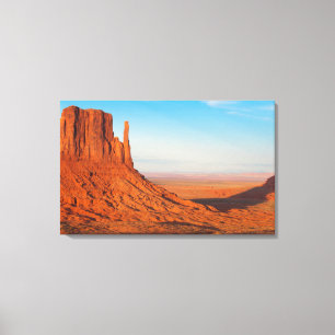 Monument Valley Utah desert mittens in panoramic Canvas Print