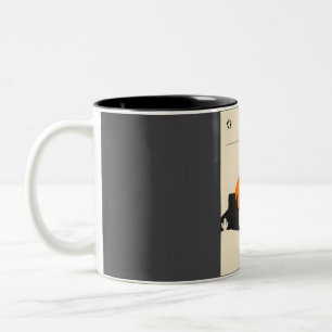 Monument valley vintage minimal book cover travel  Two-Tone coffee mug