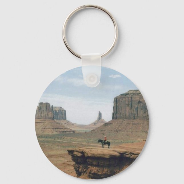 Monument Valley with Cowboy Key Ring (Front)