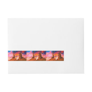 Monument Valley Wraparound Address Label