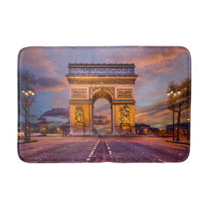 Monuments Arc de Triomphe, Paris France Bath Mat