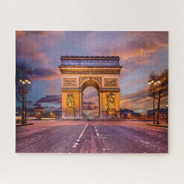 Monuments | Arc de Triomphe, Paris France Jigsaw Puzzle (Horizontal)