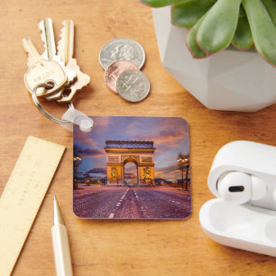 Monuments   Arc de Triomphe, Paris France Key Ring
