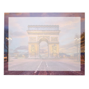 Monuments   Arc de Triomphe, Paris France Notepad