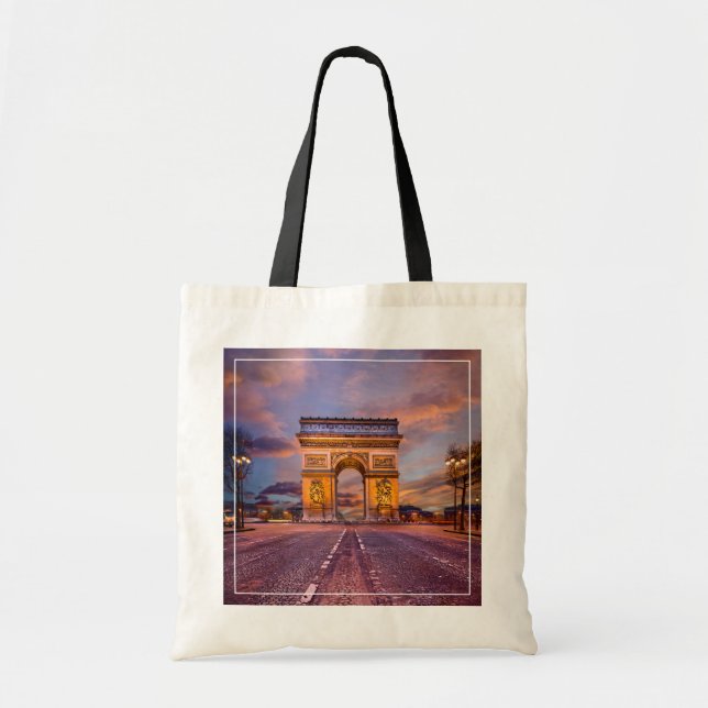 Monuments | Arc de Triomphe, Paris France Tote Bag (Front)