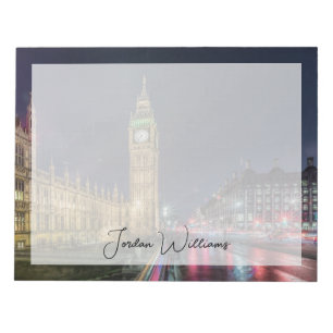 Monuments   Big Ben at Night Notepad